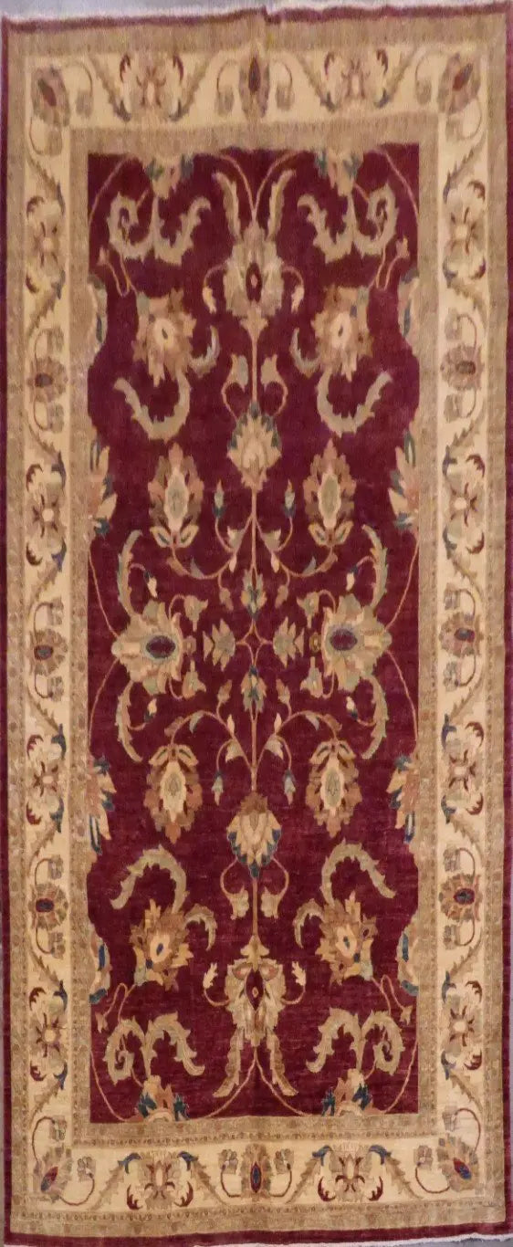One Of The Kind Afghani Khotan Rug 3'3" x 10'0"